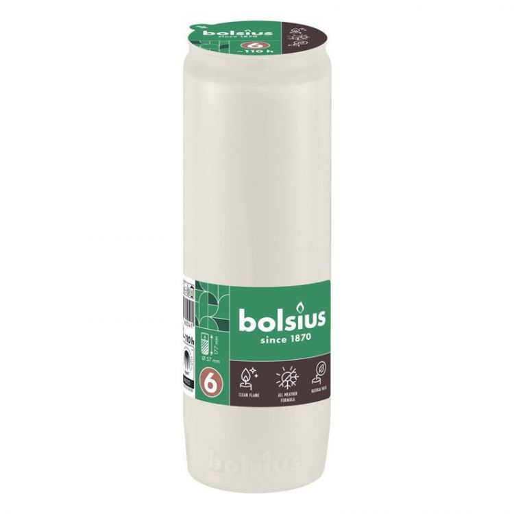 Bolsius  olejová náplň  110 hod biela