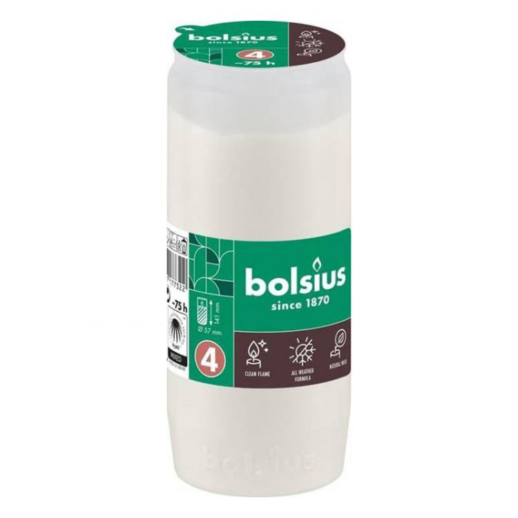 Bolsius  olejová náplň  75 hod biela