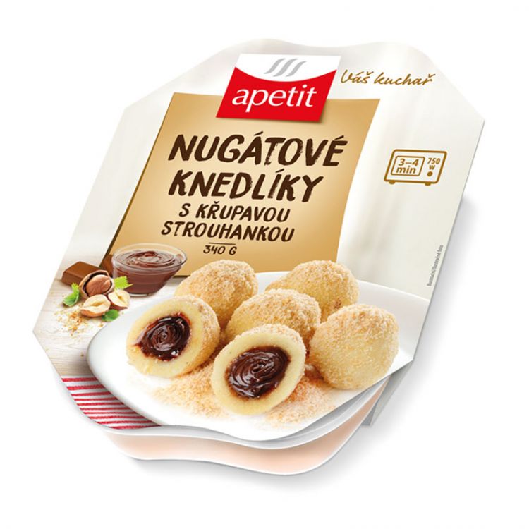 Apetit  Nugátové knedle s chrumkavou strúhankou 340g