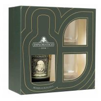 Diplomatico Reserva Exclusiva 12y 0,7l 40% GB + 2 poháre