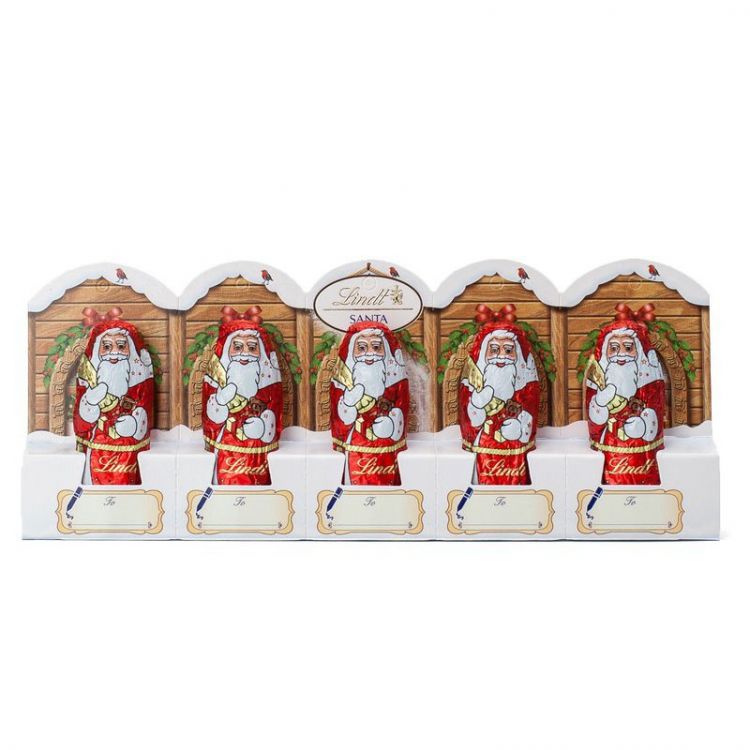 Lindt Mini Santa 5x10g