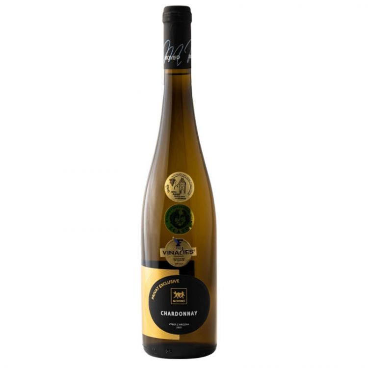 Movino Privat Exclusive Chardonnay, výber z hrozna, 0,75l