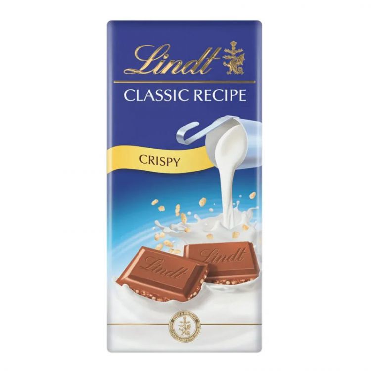 Lindt Classic Recipe Milk Crispy 100g