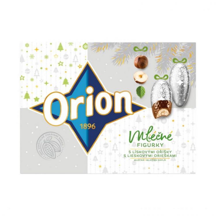 ORION Mliečne figúrky s lieskovými orieškami 315 g