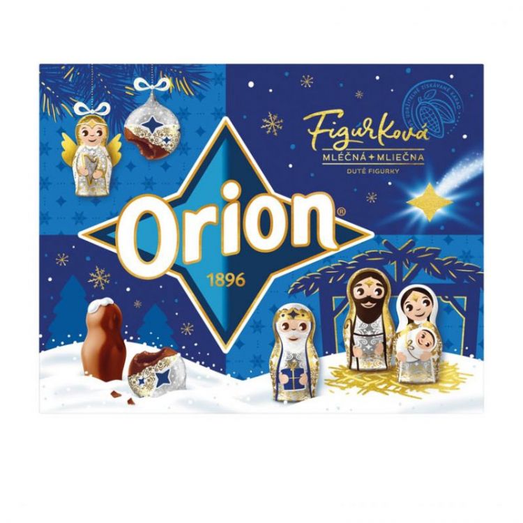 ORION Vianočná kolekcia mliečna figúrková 348 g
