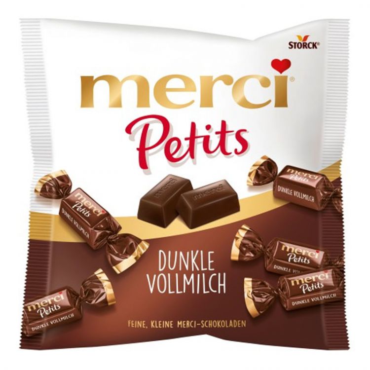 Merci Petits horká čokoláda 125g