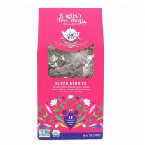 English Tea Shop Bio Super ovocný čaj 15 kusov biologicky odbúrateľných pyramidek čaju 15 x 2 g