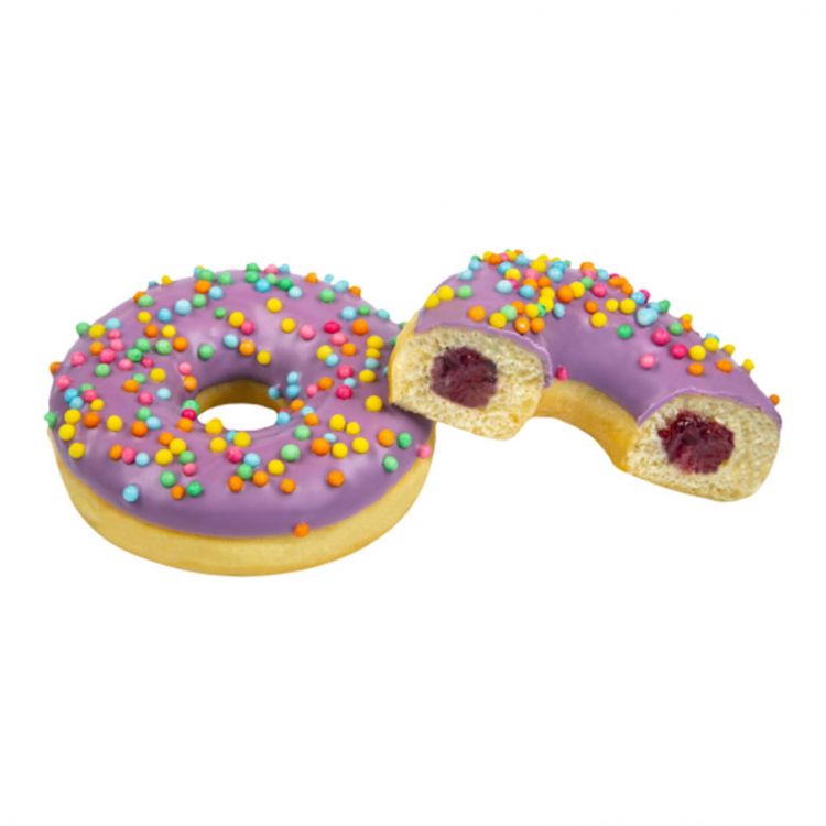 Donut čučoriedka plnený 70g