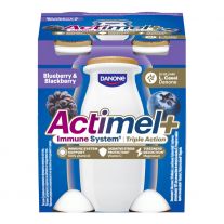 Actimel Triple Action Čučoriedka - Černica 4x100g