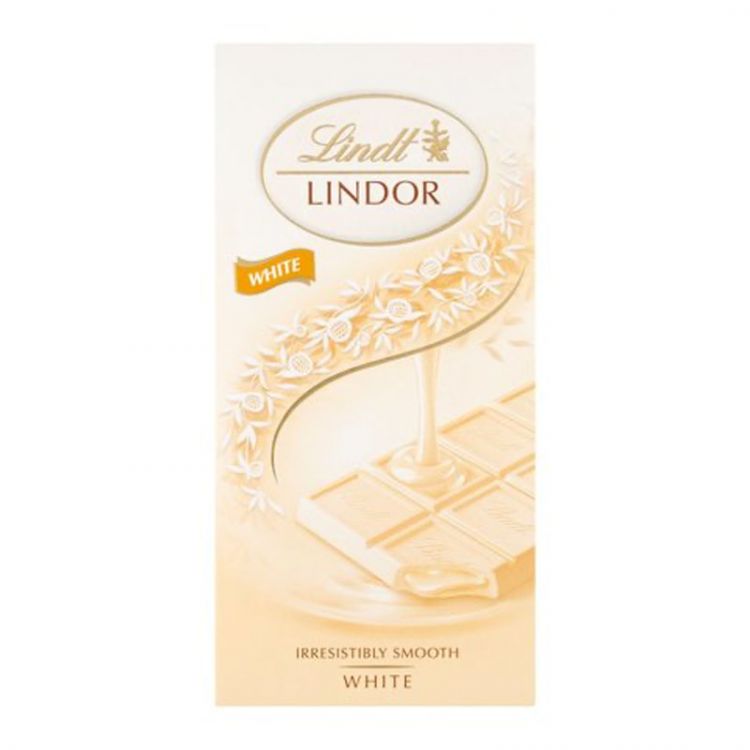 Lindt Lindor Tablet White 100g
