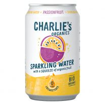 Charlie's Organics sýtená pitná voda s mučenkovou šťavou 330 ml