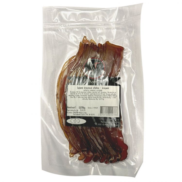 Mäsko Sušené bravčové stehno - krájané
