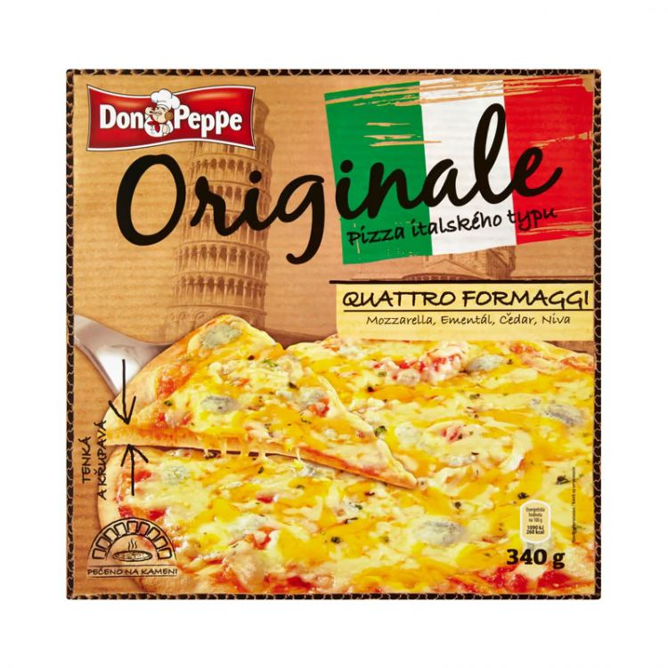 Don Peppe Originale Pizza Quattro Formaggi 340g