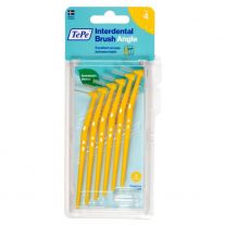 TEPE Medzizubné kefky ANGLE 0,7mm žltá 6ks