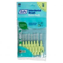 TEPE Medzizubné kefky Extra Soft 0,8mm zelená