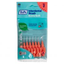 TEPE Medzizubné kefky Extra Soft 0,5mm červená
