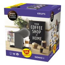 KRUPS NESCAFÉ Dolce Gusto kapsulový kávovar Genio S antracitová farba + 96 kapsúl