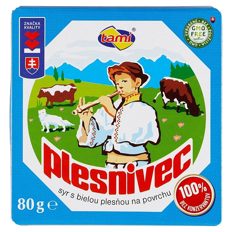 Tami Plesnivec Syr s Bielou Plesňou na povrchu 80 g