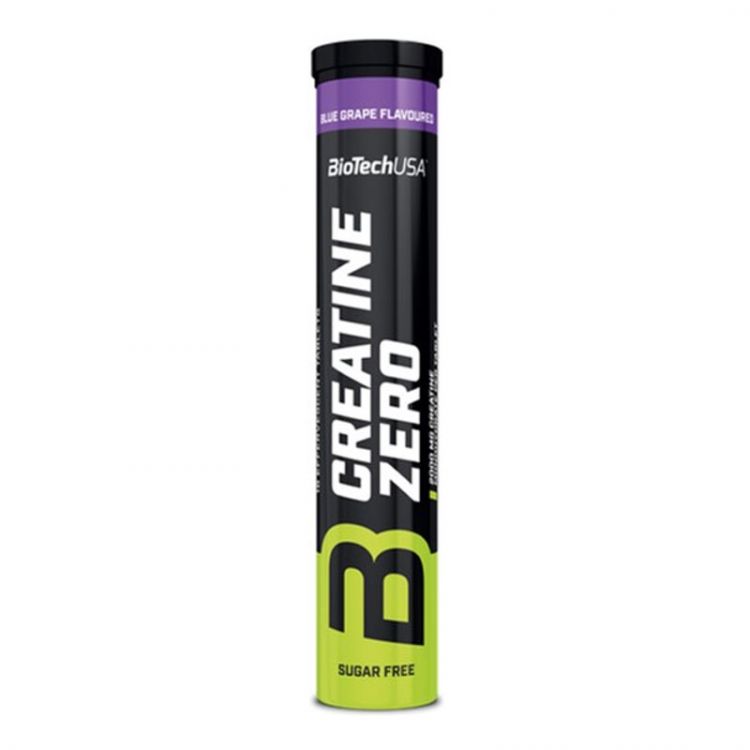 Biotech USA Creatine Zero šumivé tablety  modré hrozno 18 tbl