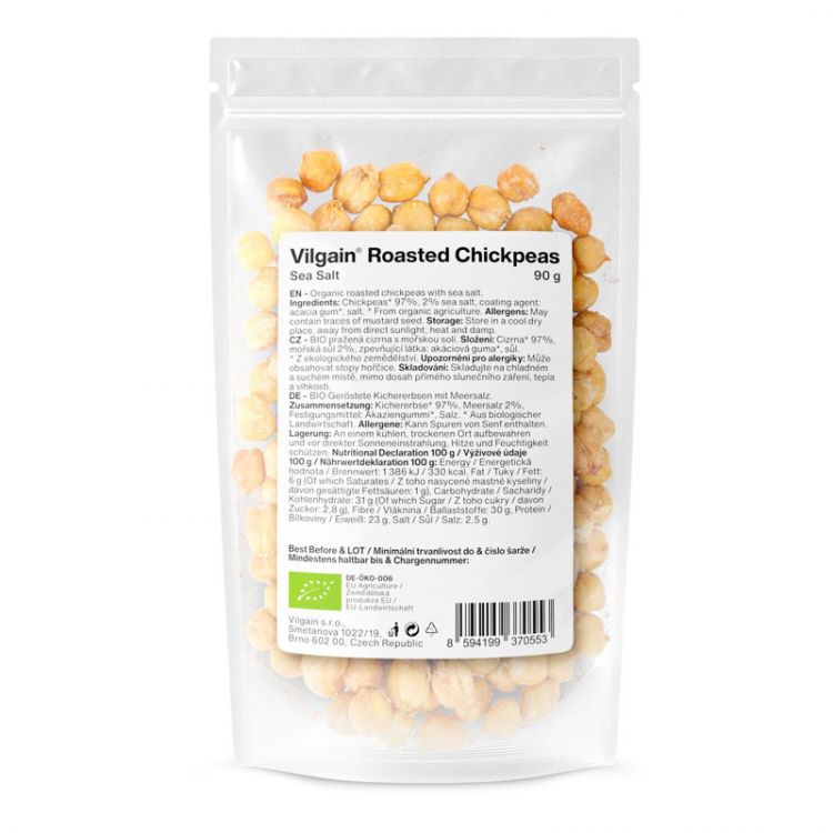 Vilgain Pražený cícer morská soľ 90g