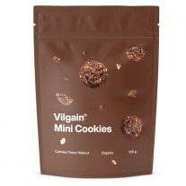 Vilgain Organické mini cookies kešu, čokoláda a vlašské orechy 100g