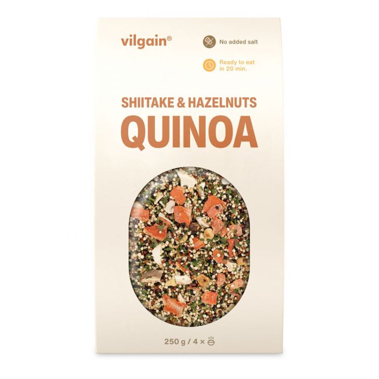 Vilgain Quinoa s shiitake a lieskovými orieškami 250g