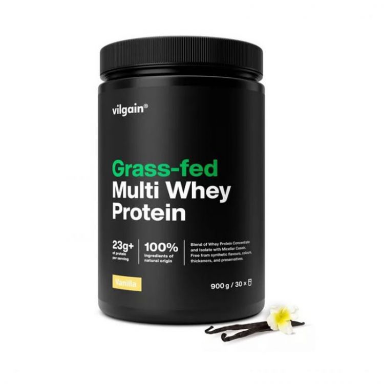 Vilgain Grass-Fed Multi Whey Proteín vanilka  900g