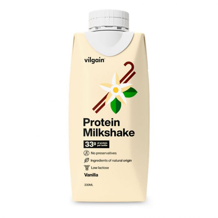 Vilgain Proteínový milkshake vanilka 330ml