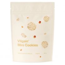Vilgain Organické mini cookies slaný karamel s mandľami 100g