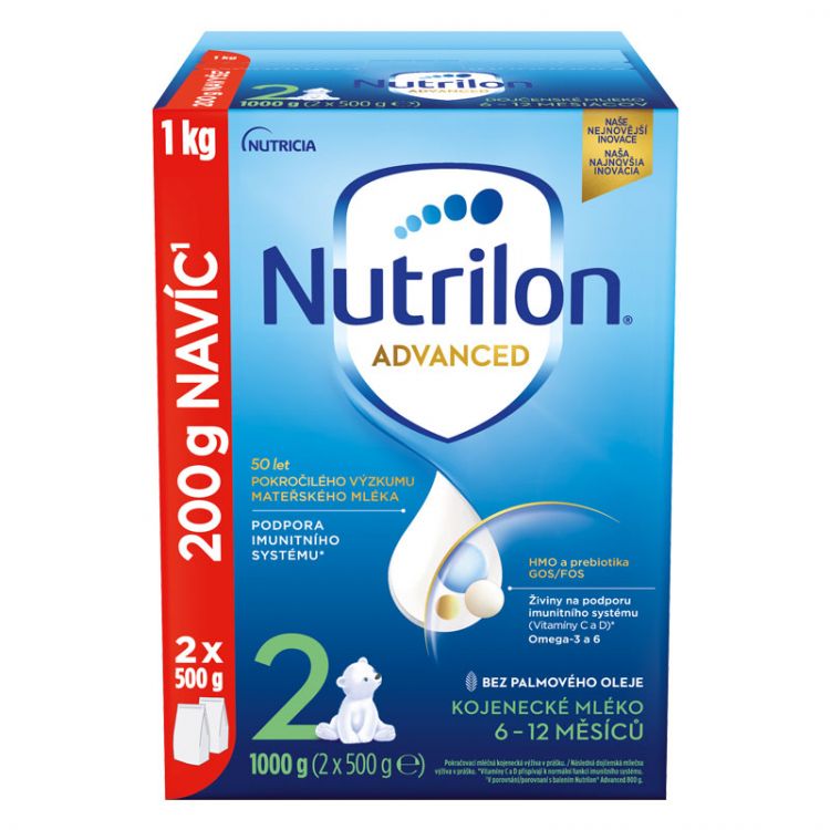 NUTRILON 2 Advanced následné dojčenské mlieko 1000g
