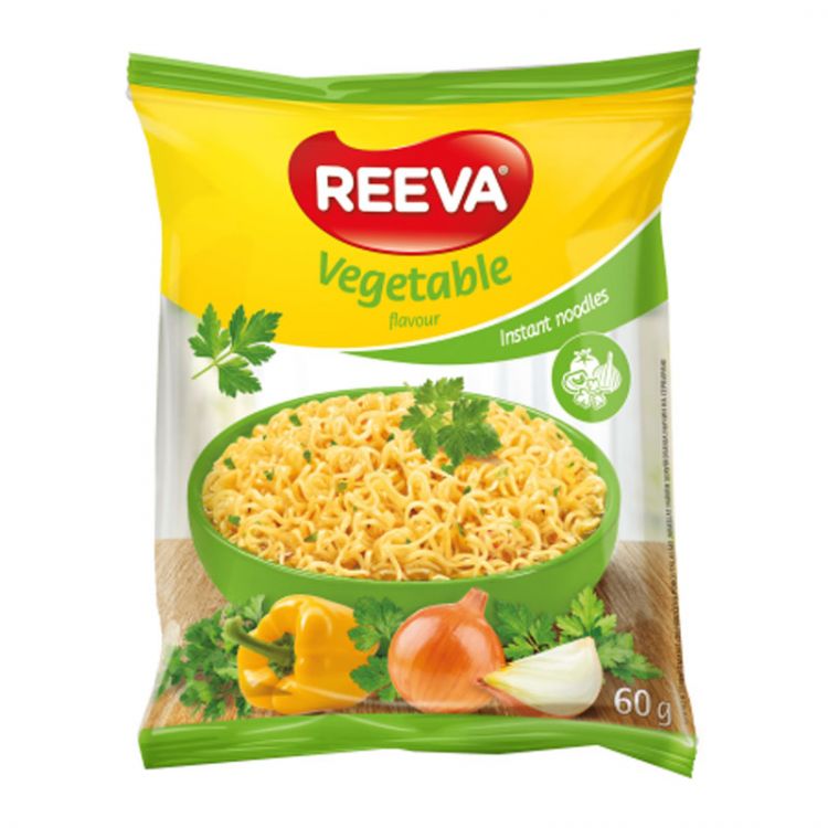 REEVA Instantná rezancová polievka so zeleninovou príchuťou 60g