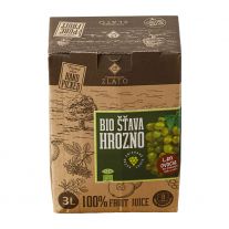 Tvrdošovské Zlato BIO hroznová šťava 3 L