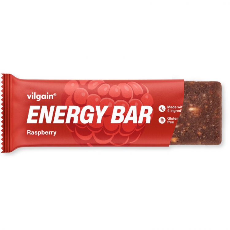 Vilgain Energetická tyčinka malina 55g