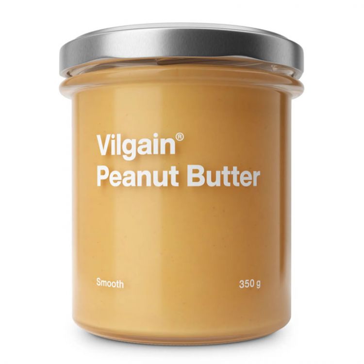 Vilgain  arašidové maslo BIO jemné arašidy 350g
