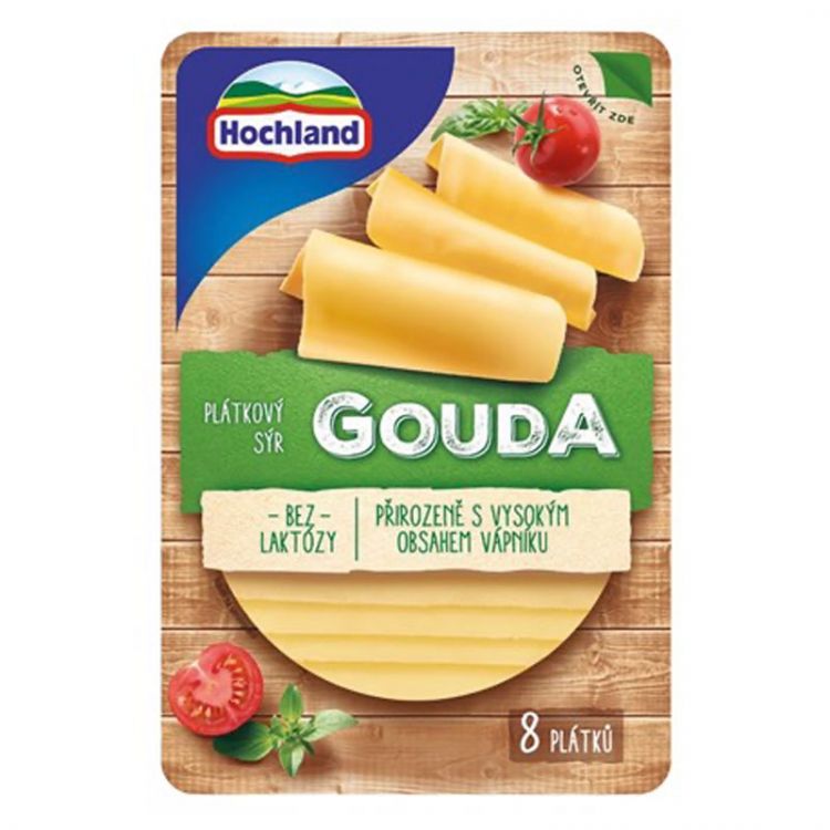 Hochland plátkový syr gouda 135g
