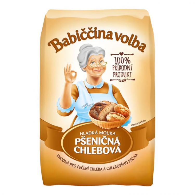 Babičkina voľba Múka hladká na chlieb 1kg