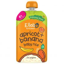 Ella's Kitchen BIO Detská ryža, banán a marhuľa (120 g)