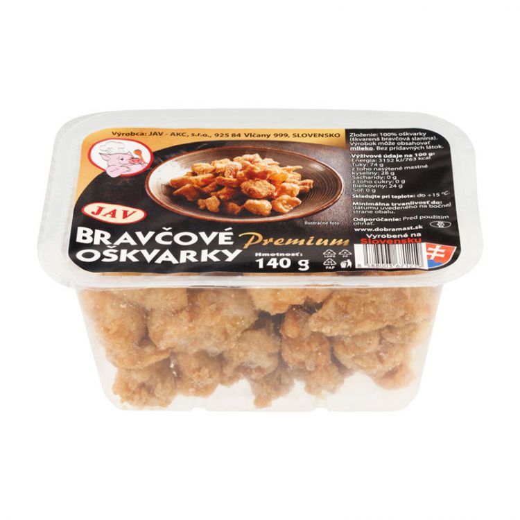 JAV Bravčové oškvarky 140g