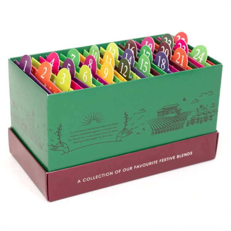 English Tea Shop BIO Adventný kalendár sachet green, darčeková kolekcia čajov 44,5g