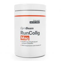 GymBeam RunCollg Mag green apple 400 g