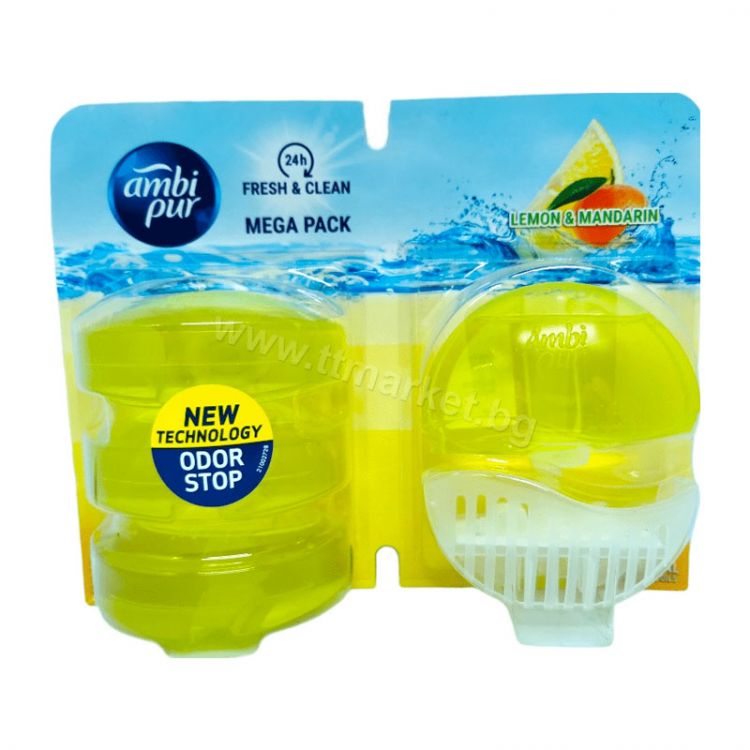 Ambi Pur wc blok 4x55 ml Lemon&Mandarin