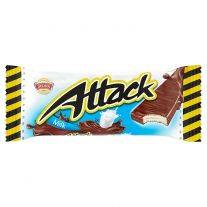 Sedita Attack Oblátky s mliečnou krémovou náplňou v mliečno-kakaovej poleve 30 g