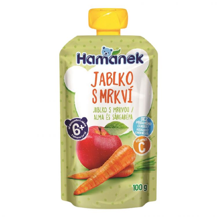 Hamánek Jablko s mrkvou 100 g