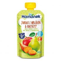 Hamánek Kapsička Jablko, hruška, sladké zemiaky 100 g