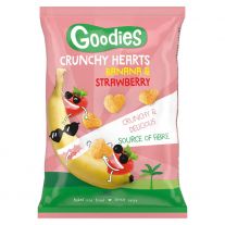 Goodies chrumky srdiečka banán a jahoda 30g