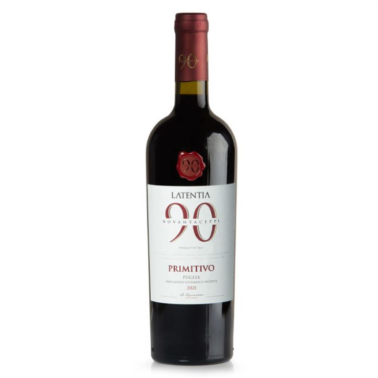 Latentia Novantaceppi Primitivo, 13,5% 2023 0,75 l