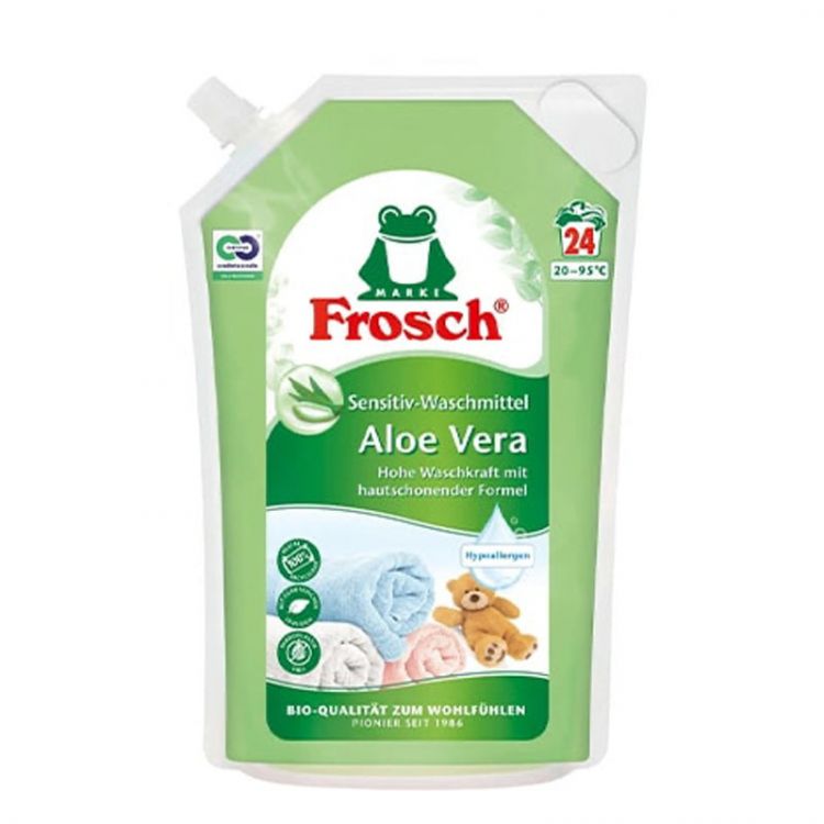 Frosch Tekutý prací prostriedok Aloe Vera Sensitiv 1,44L (24 praní)