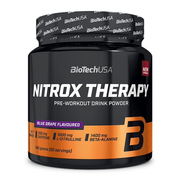 Biotech USA NitroX Therapy 340g Modré hrozna