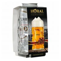 HORAL 4,8 % pivo 1 l vratná plechovka + pohár 1 ks