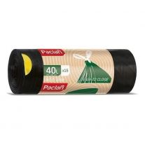 Paclan Vrecia do koša zaťahovacie ECO 40L-15ks